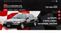 Desktop Screenshot of aacheckercab.com